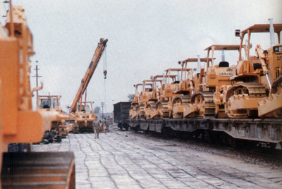 产品从GA黄金甲铁路专用线发车